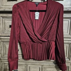 NWT Pleated Express Blouse